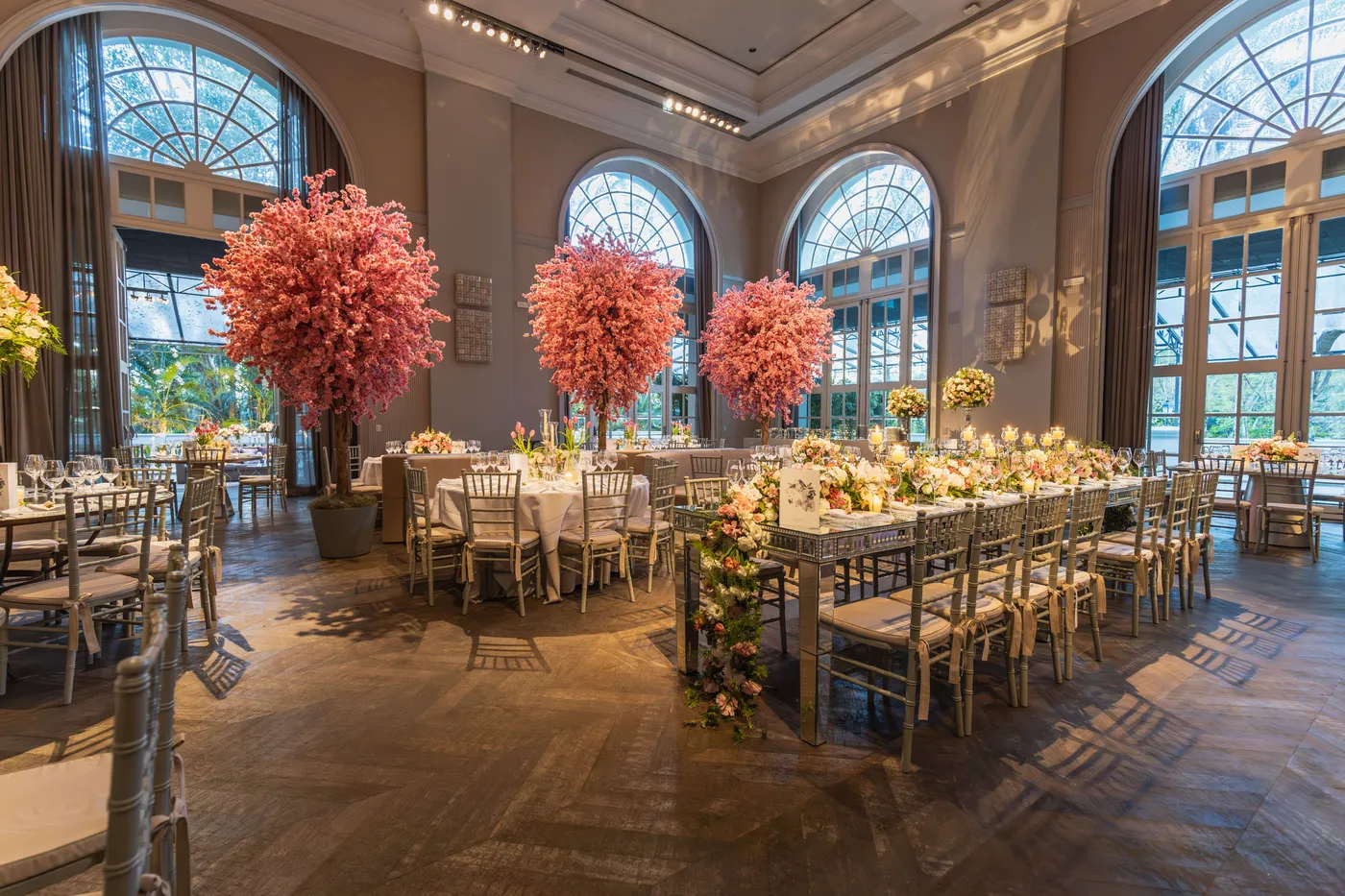 Wedding venue scene