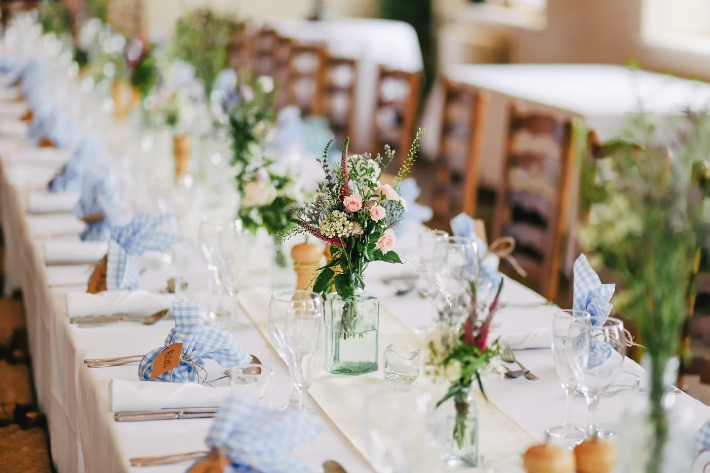 Wedding venue scene