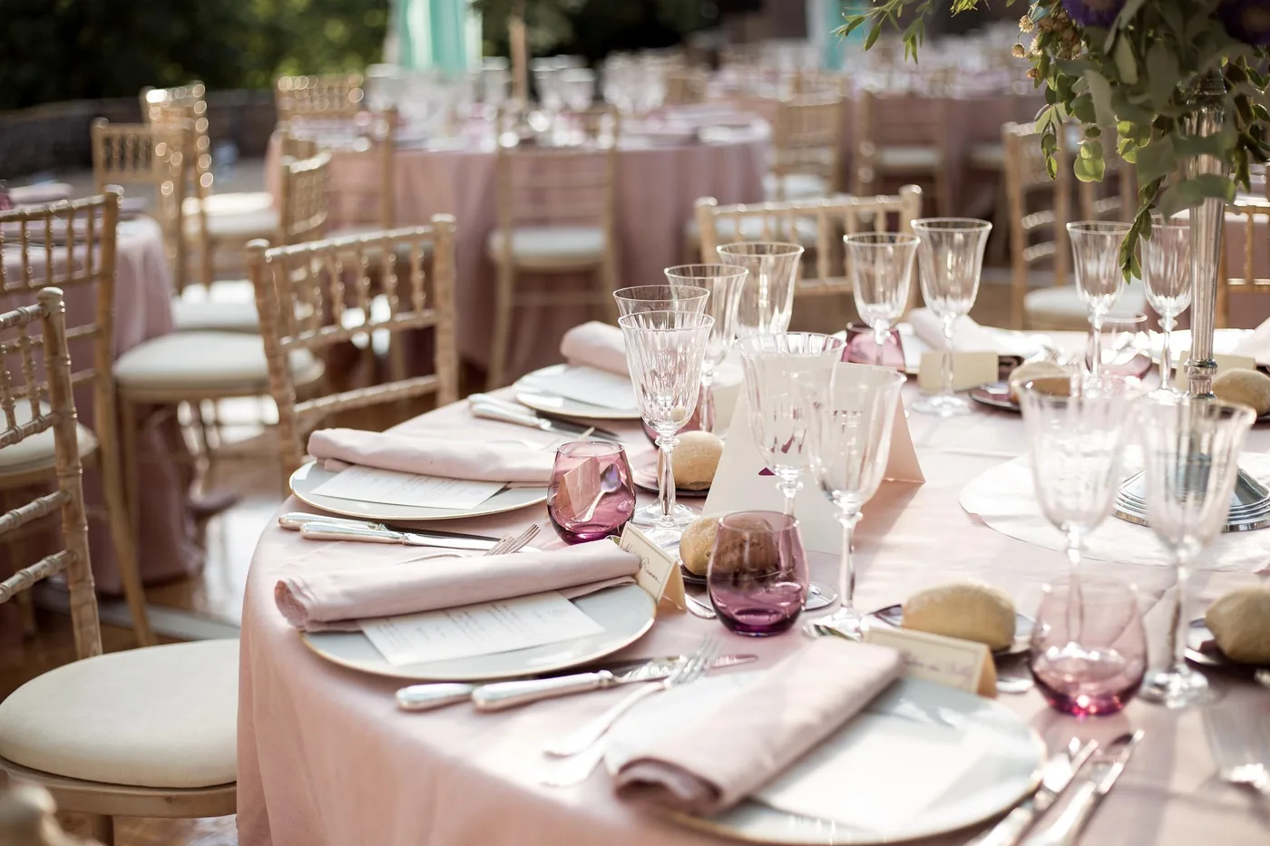Wedding venue scene