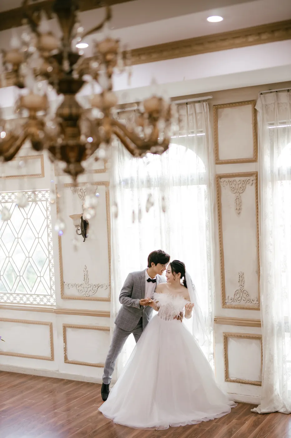 Wedding venue scene