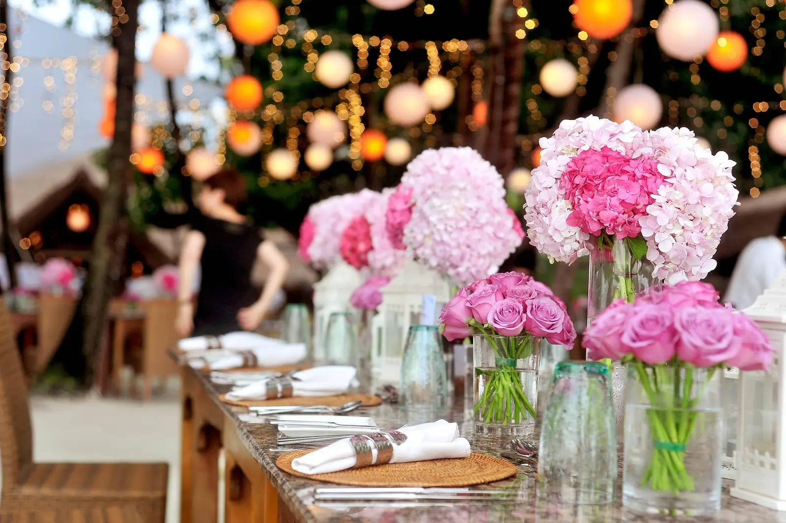 Wedding venue scene