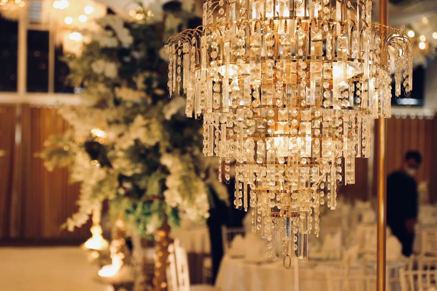 Wedding venue scene