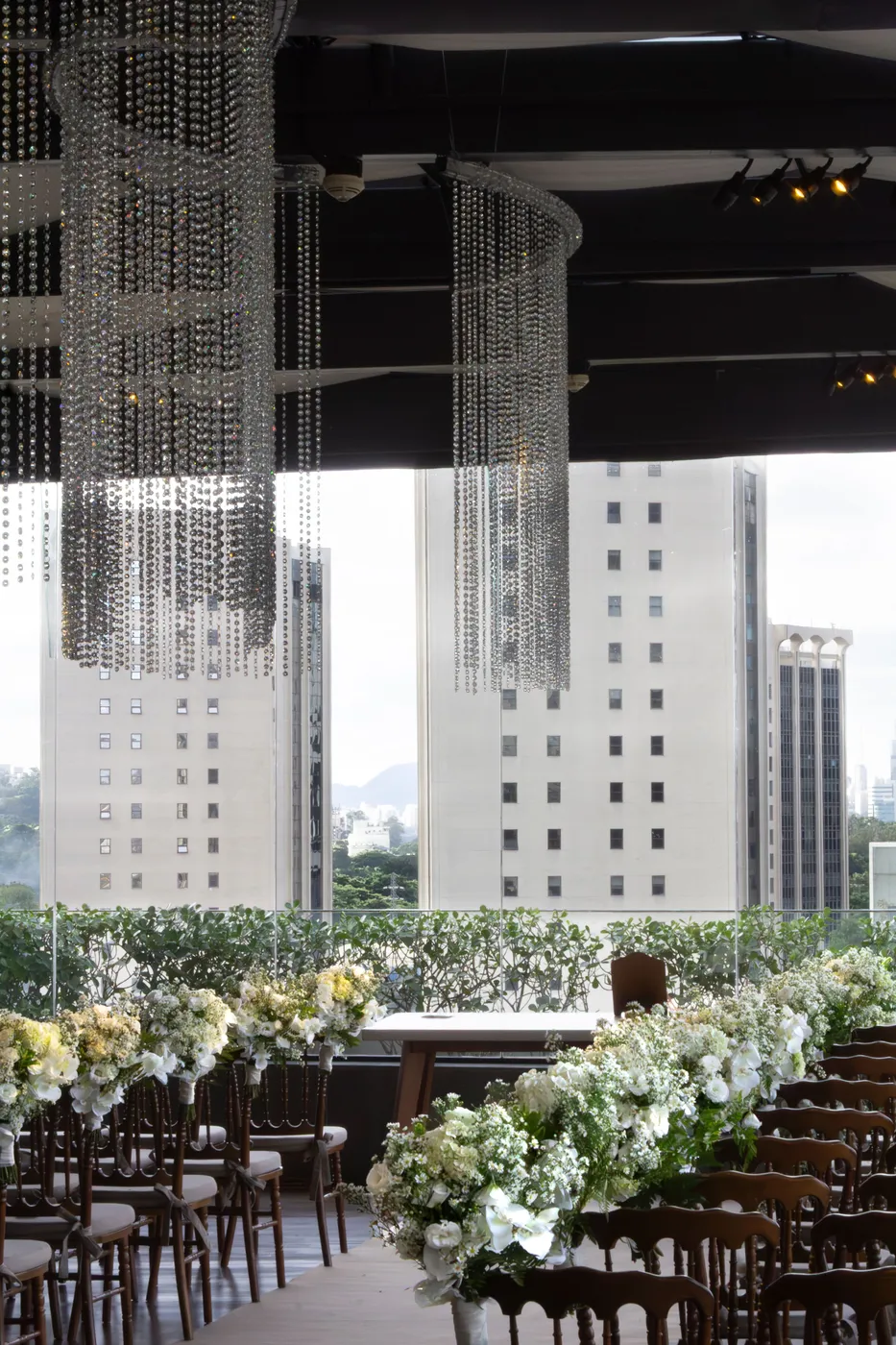 Wedding venue scene