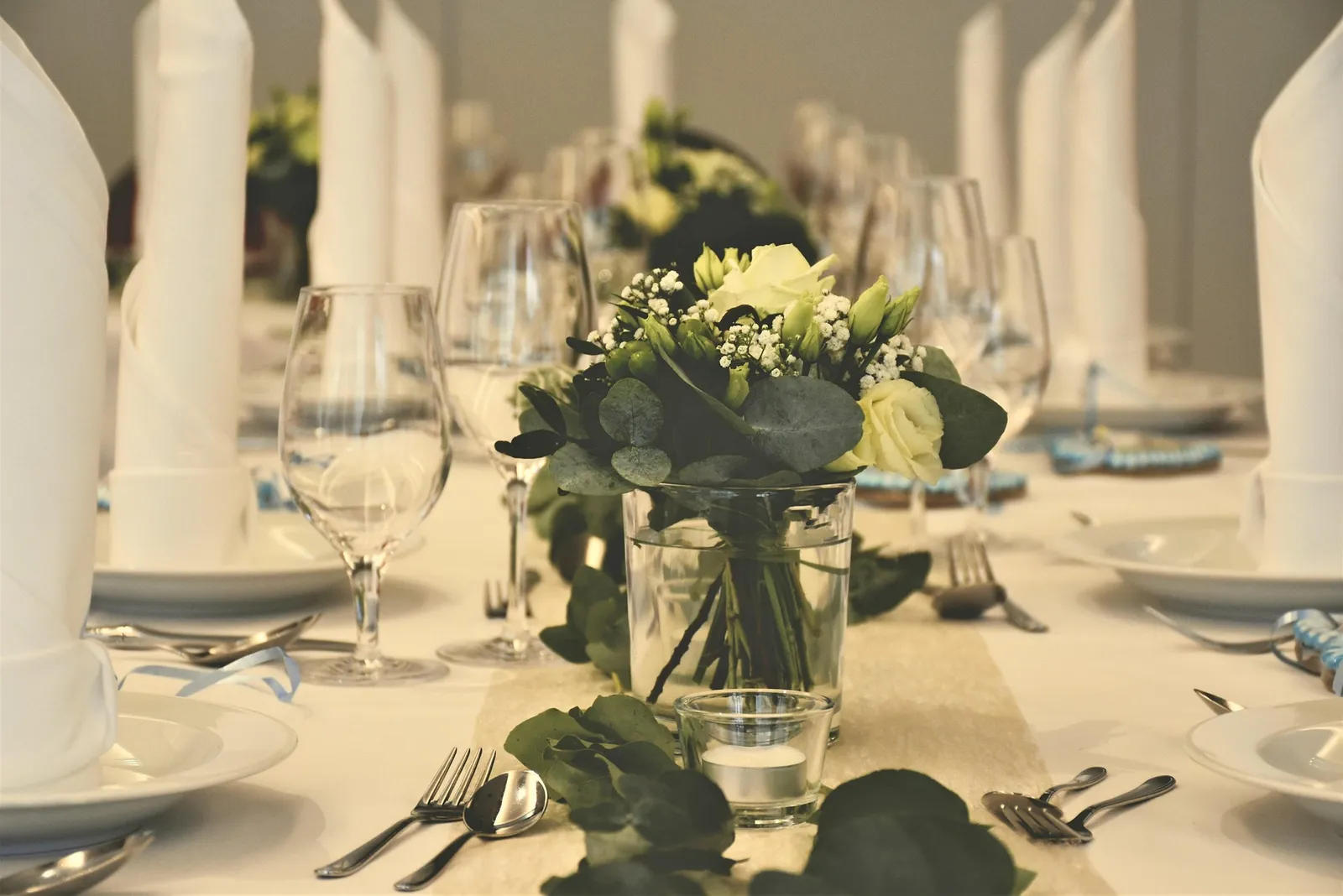 Wedding venue scene